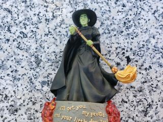 Collectible Wizard Of Oz San Francisco Music Box " Wicked Witch " Figurine