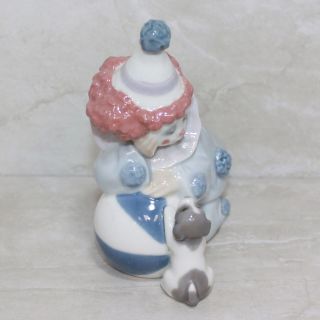 Lladro Figurine 5278 ln box Pierrot with Puppy & Ball 4