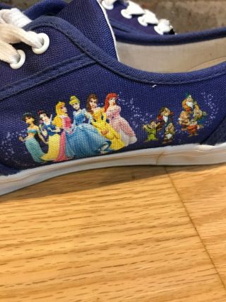 Bradford Exchange Wonderful World of Disney Women’s Canvas Shoe SZ 8 MICKEY 6