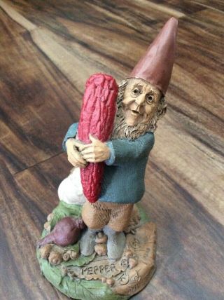 Tom Clark Retired Pepper Gnome 1990 Cairn Studios