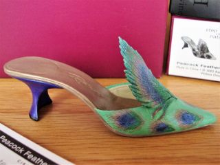 Just The Right Shoe - Peacock Feathers