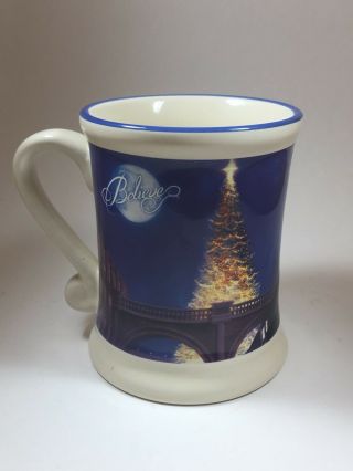 2016 Warner Brothers The Polar Express " All Aboard " Christmas Mug Coffee Tea