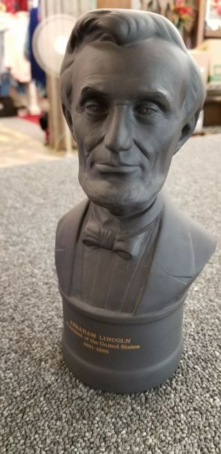 Wedgwood 8 1/4 " Basalt Bust Of Abraham Lincoln Limited Edition 379 Of 2000