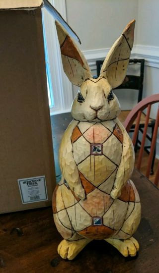 Jim Shore Bunny Rabbit Large Garden 16 " Statue Easter Decor Mib 4002238