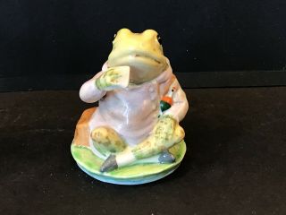 Beswick Beatrix Potter Mr Jeremy Fisher Frog Toad Gold Backstamp