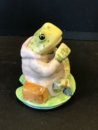 Beswick Beatrix Potter MR JEREMY FISHER Frog Toad Gold Backstamp 2