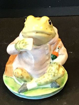 Beswick Beatrix Potter MR JEREMY FISHER Frog Toad Gold Backstamp 5