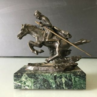 Franklin Fredrick Remington Bronze Statue
