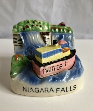 Vintage Souvenir Niagara Falls Salt And Pepper Shakers Maid Of The Mist Boat