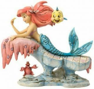 Disney Traditions By Jim Shore “the Little Mermaid” 25th Anniversary Stone