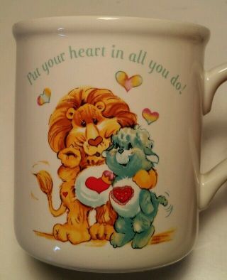 Care Bear Cousins Stoneware Coffee Cup Put Your Heart In All You Do