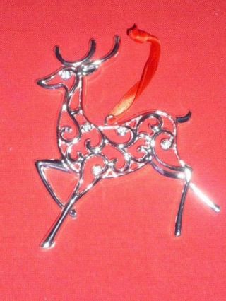 Lenox Sparkle And Scroll Reindeer Ornament