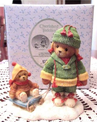 Cherished Teddies Marge & And Nell Friends Always Help You Pull Through Box