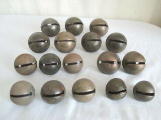 17 Old Brass Horse Sleigh Bells W/flaws 8 7 6 5 4 3 Vintage Collectible