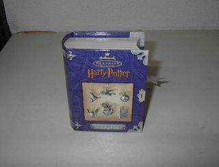 2000 Hallmark Keepsake Harry Potter Hogwarts 6 Pewter Charms