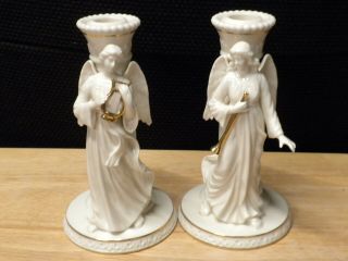 Lenox Angel Candle Sticks/holders Pre - Owned