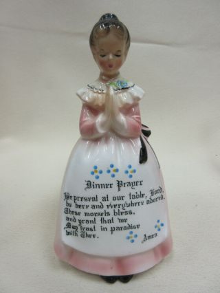 Enesco Prayer Lady Vase With Enesco Label On Bottom
