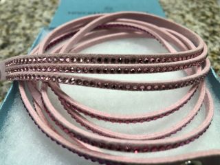 Touchstone Swarovski Wrap Star Pink Bracelet