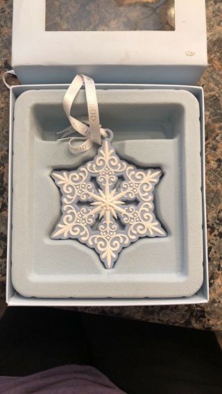 Wedgwood Snowflake Ornament