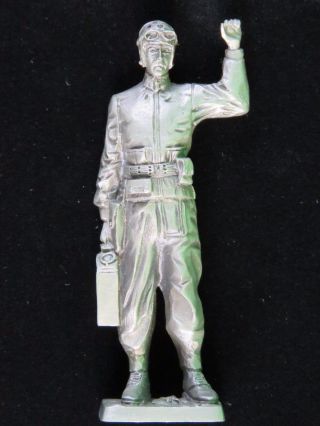 Vintage Franklin Pewter Soldier 1944 Army Private Great Gift