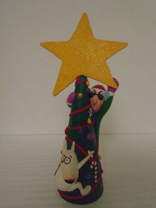 1997 Hallmark Shoebox Maxine Floyd Plastic Christmas Tree Topper