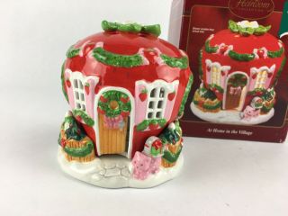 Strawberry Shortcake AT HOME IN THE VILLAGE 2003 Tea Light Candle Holder 4