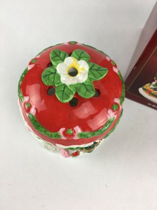 Strawberry Shortcake AT HOME IN THE VILLAGE 2003 Tea Light Candle Holder 5