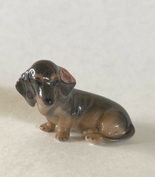 Royal Copenhagen Dachshund Dog Figurine 3140