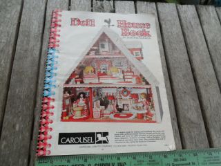 Vintage Carousel Doll House Book By Jean And Shannon 1975 Christmas Red