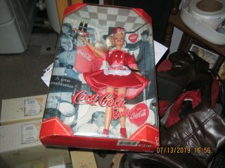 Mattel Barbie Doll 1998 Coca Cola