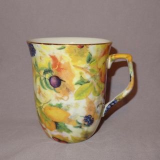 Fruit Pear Apple Grapes Coffee Mug 10 Oz Cup Ceramic Special Place 122 Leaves