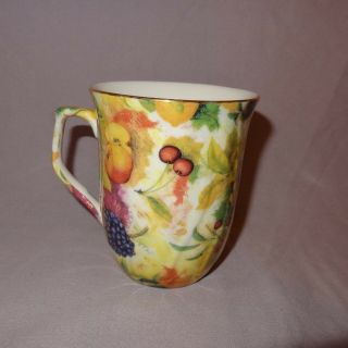 Fruit Pear Apple Grapes Coffee Mug 10 oz Cup Ceramic Special Place 122 Leaves 4