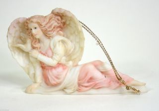 Porcelain Ornament Seraphim Classics Evangeline " Angel Of Mercy " Roman,  Inc©1994