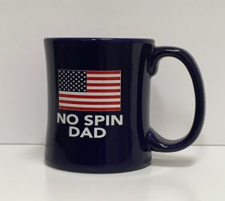 Bill O’reilly No Spin Dad Coffee Mug Blue With American Flag