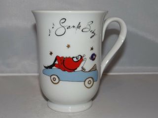 Santa Baby Christmas Holiday 12oz.  Coffee Mug Tea Cup Pottery Barn