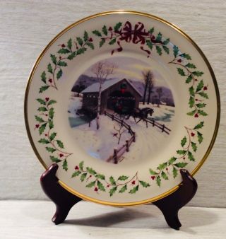 The Annual Holiday Collector Plate 2007,  Seventeenth In Serie,  Lenox 10”