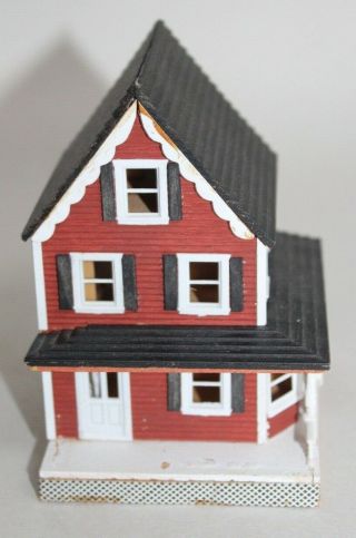 Miniature Hand Crafted Wooden Dollhouse Millie August Norcross Ga.