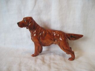 Vintage Royal Doulton Dog Figurine Irish Setter Hn1056