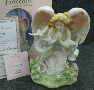 Seraphim Classics Angel Madeline Faithful One By Roman No.  84327 Ltd Ed Signed
