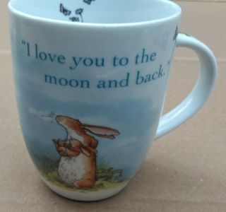 I Love You To The Moon & Back 12 Oz Coffee Tea Cup Mug 2008 Konitz Germany Vgc