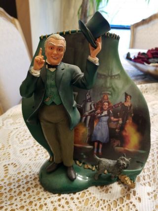 " That Man Behind The Curtain " Wizard Of Oz Collectable Bradford Exchange