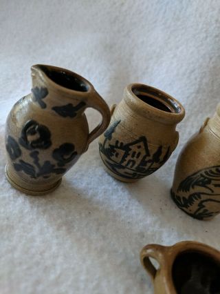 Miniature pottery crocks,  Wisconsin Pottery 1988 2