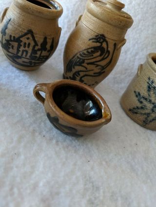 Miniature pottery crocks,  Wisconsin Pottery 1988 4