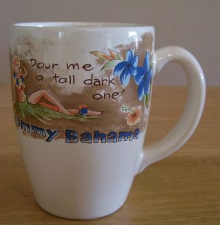 Tommy Bahama Coffee Mug Cup Hula Girl Flowers Pour Me A Tall Dark One Portugal