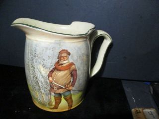 Royal Doulton Shakespeare Series Ware Falstaff Pitcher Made In England D60 Qq