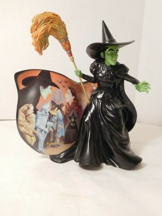 Bradford Exchange Wicked Witch Green With Envy Wizard Of Oz Figurine 8 - 1/2 Inch