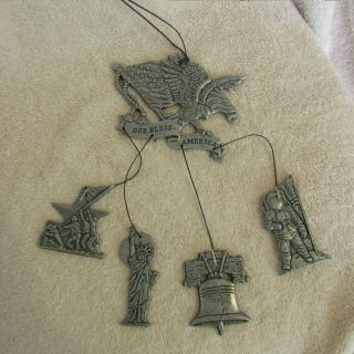 Carson Pewter Americana - Patriotic Wind Chimes