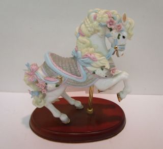 Lenox Hand Crafted Porcelain Horse On Stand,  Collectable Item Xx