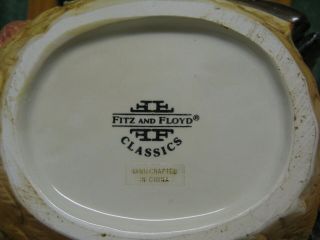 Fitz and Floyd classic Rooster tea pot 5
