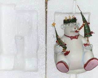 Department 56 Christmas Krinkles Pandora Polar Bear Ornament Patience Brewster